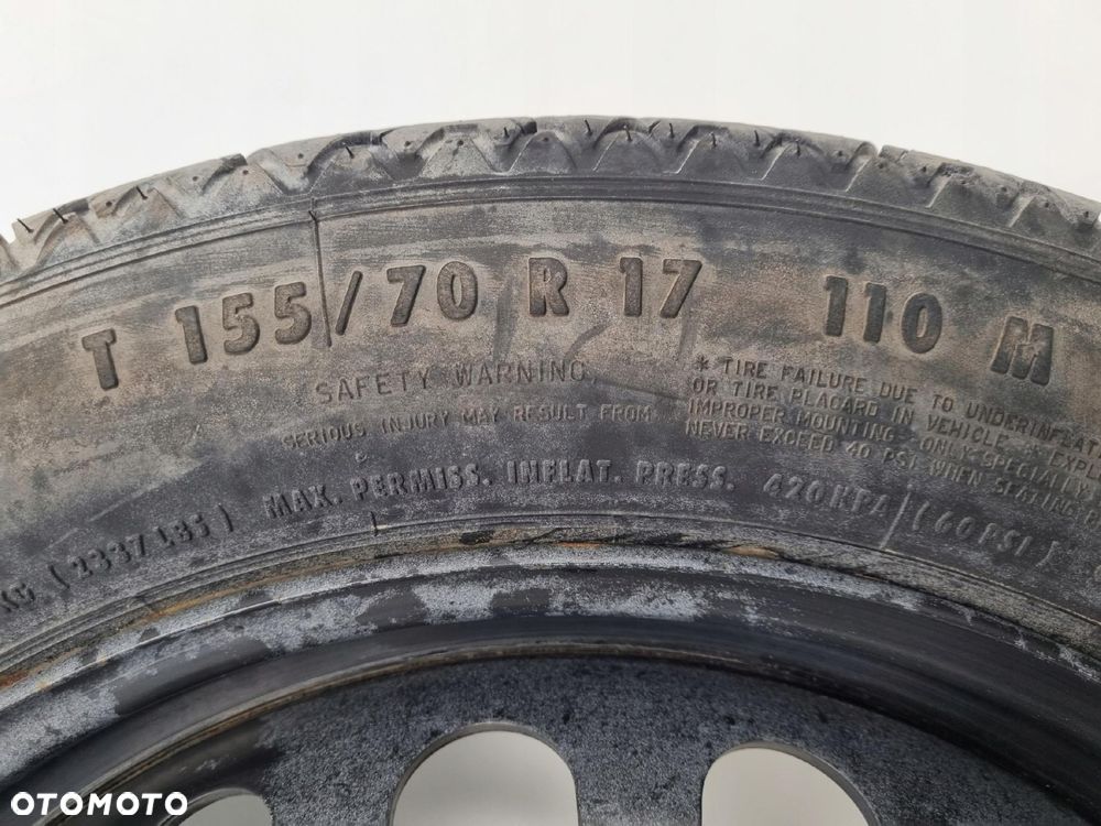 KOŁO DOJAZDOWE Mercedes W211 C219 155/70 R17 5x112 2194000002 dojazdówka - 8