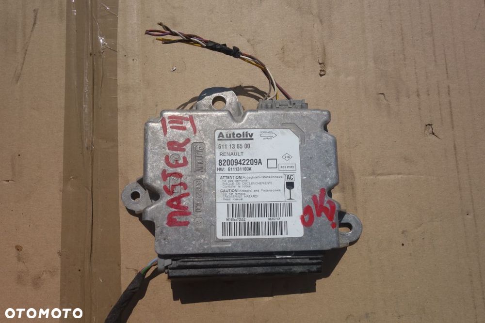 STEROWNIK AIRBAG RENAULT MASTER III 2.3 DCI - 1