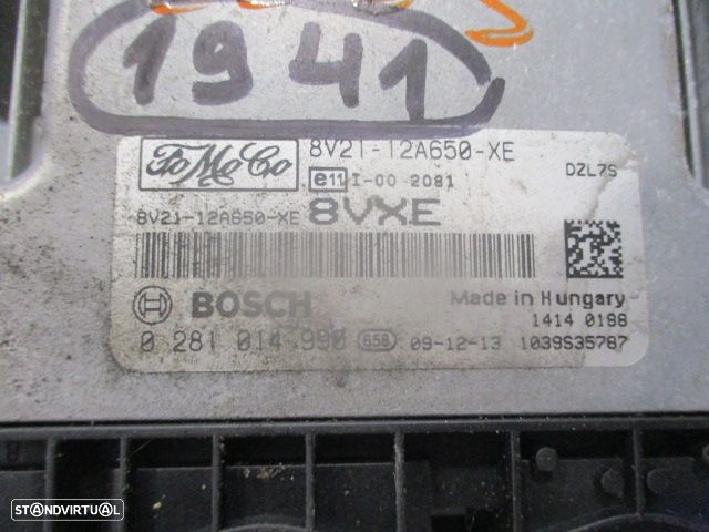 Centralina 8V2112A650XE  0281014990 MAZDA  2 FASE 1  2010 1.6MCZD 90CV 5P AZUL BOSCH - 3