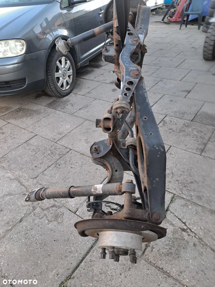 Volkswagen Touran kompletna belka tylnego zawieszenia 1K0505315BF ZDROWA !! - 6