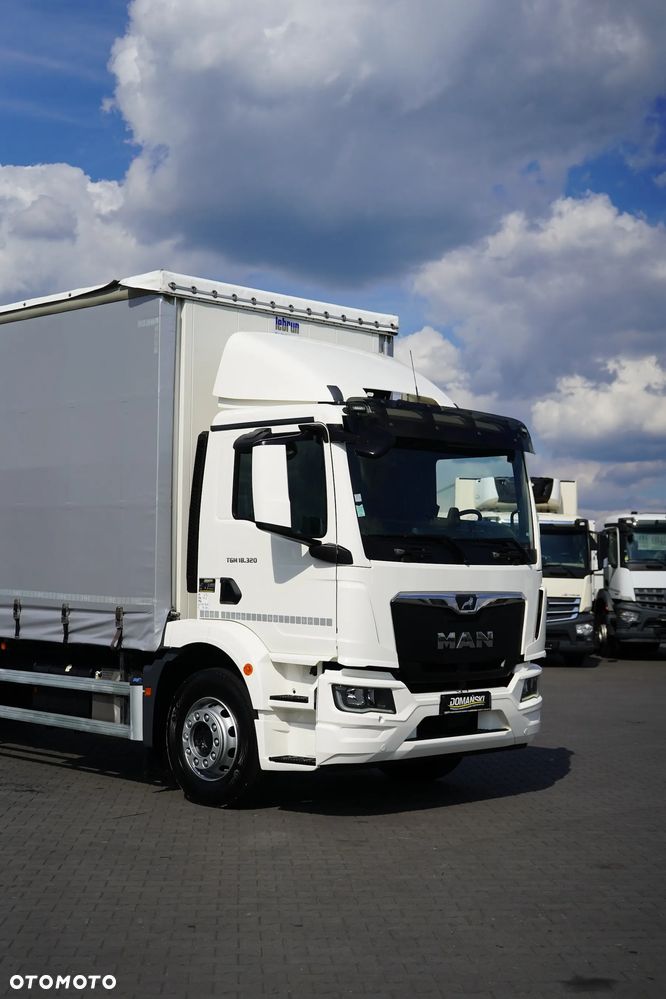 MAN TGM / 18.320 / ACC / E 6 / FIRANKA + WINDA / ŁAD. 9 175 KG / 21 PALET / DŁ. 8,6 M - 27