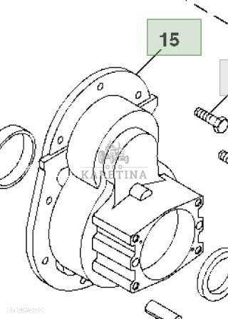 John Deere 8110 8210 8310 8410 Obudowa WOM PTO CZĘŚCI R122904 - 1
