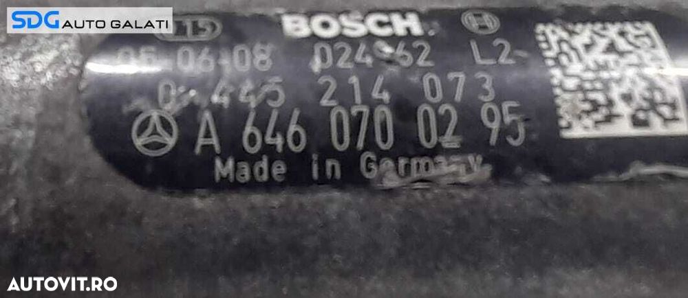 Rampa Presiune Injectie Injectoare Mercedes Clasa C Class W203 2.2 CDI 2001 - 2007 Cod A6460700295 0445214073 [N0206] - 6