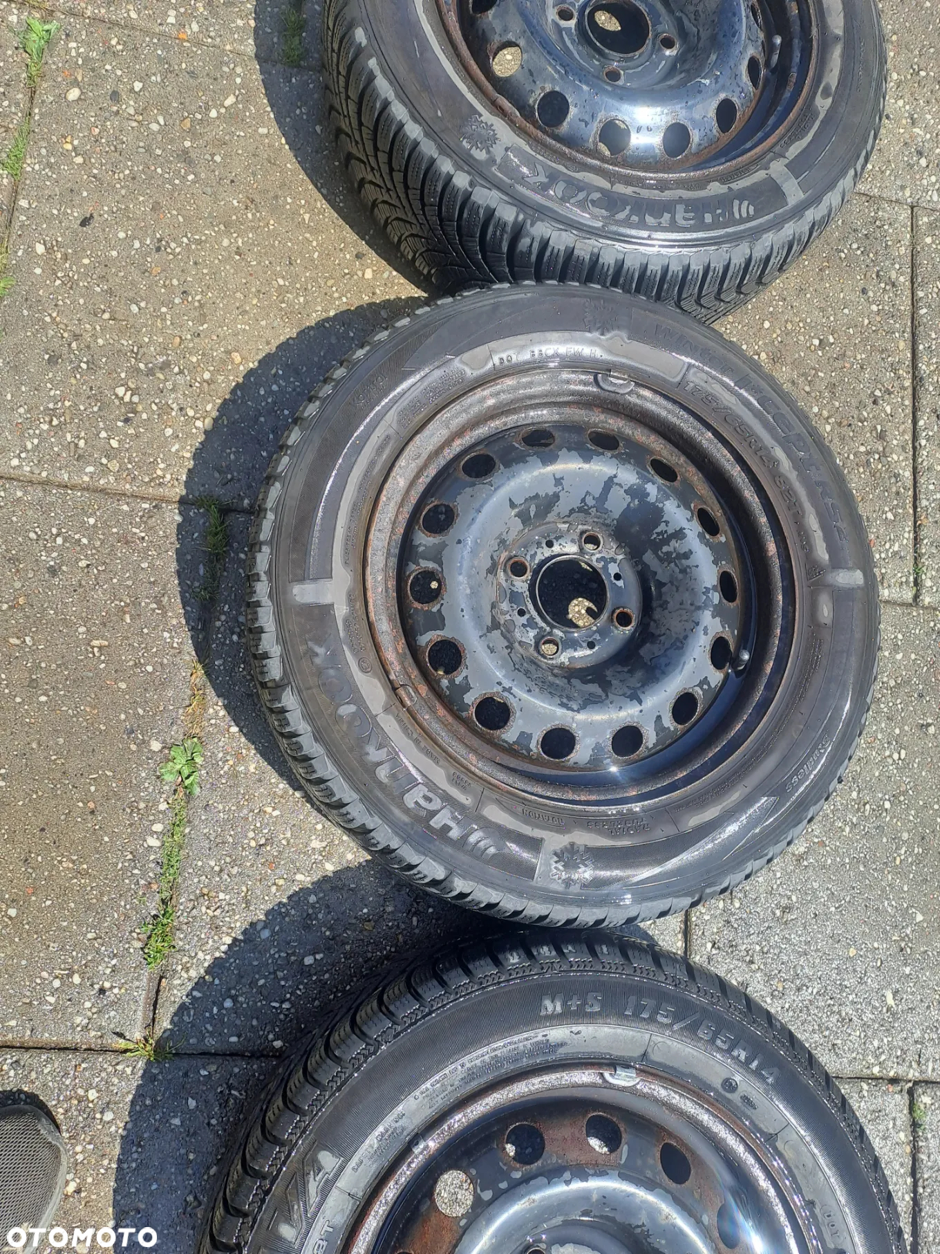 Peugeot 206 felgi stalowe z oponami zima 4x100 175/65 R14 - 5