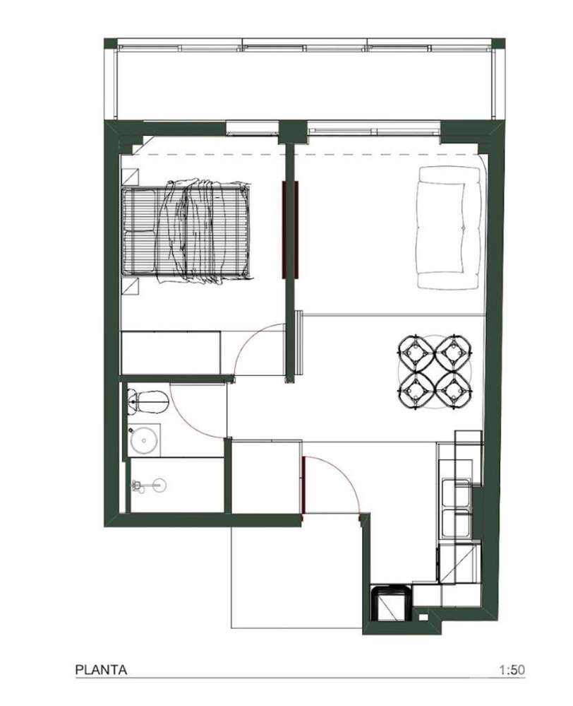 Apartamento T1 em Cedofeita, Santo Ildefonso, Sé, Miragaia, São Nicola - Grande imagem: 2/23