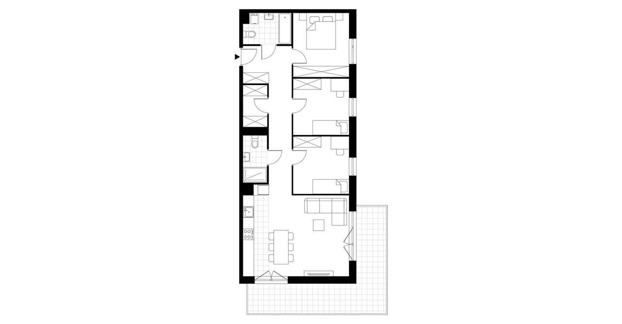 4-pokojowe mieszkanie 79m2 + balkon Bez Prowizji - Pełny obrazek: 3/23