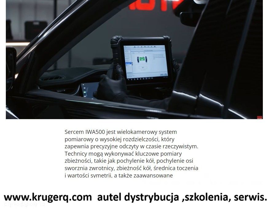 Autel MaxiAlign IWA500 geometria kół 3D - 18