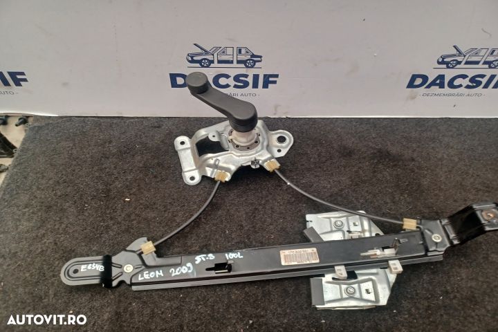 Macara geam spate stanga manuala 1P0839461 1P0839461 Seat Leon 2 1P [ - 1