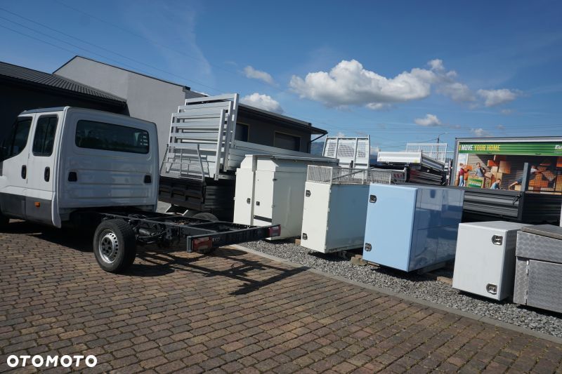 Iveco 35S12 doka brygadówka rama skrzynia wywrotka HDS - 6