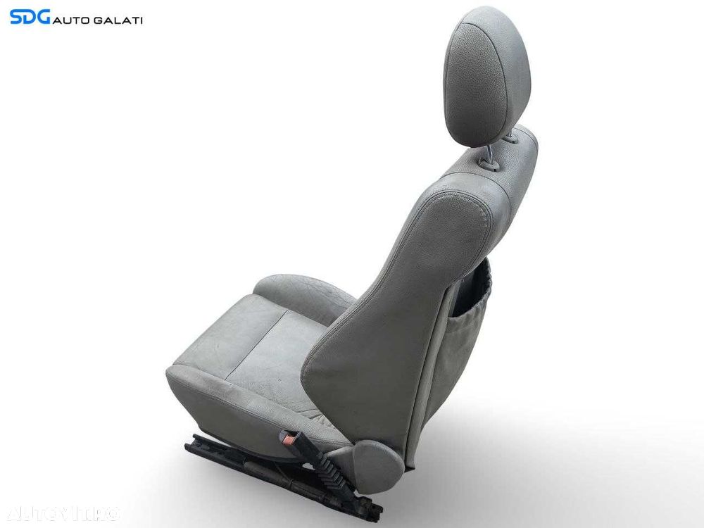Interior Piele Gri Complet Scaun Scaune Stanga Dreapta Fata Bancheta cu Sezut si Spatar Opel Astra G Break 1998 - 2007 [LN0242] - 5