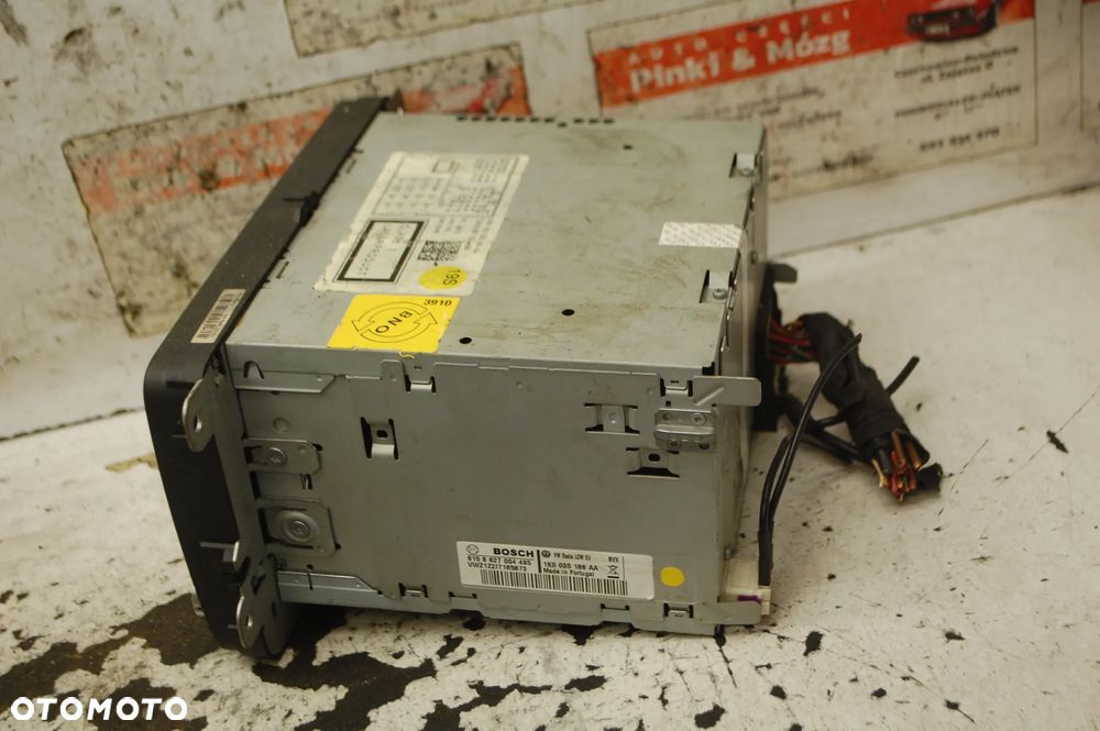 RADIO FABRYCZNE CD 1K0035186AA BLAUPUNKT/ BOSCH VW GOLF V KOMBI JETTA PASSAT B6 - 9