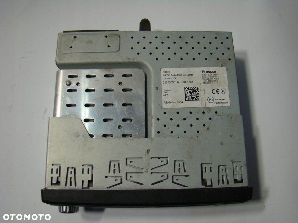 radio mp3 bluetooth oryginał iveco eurocargo 24 v bosch 5802566419 - 6