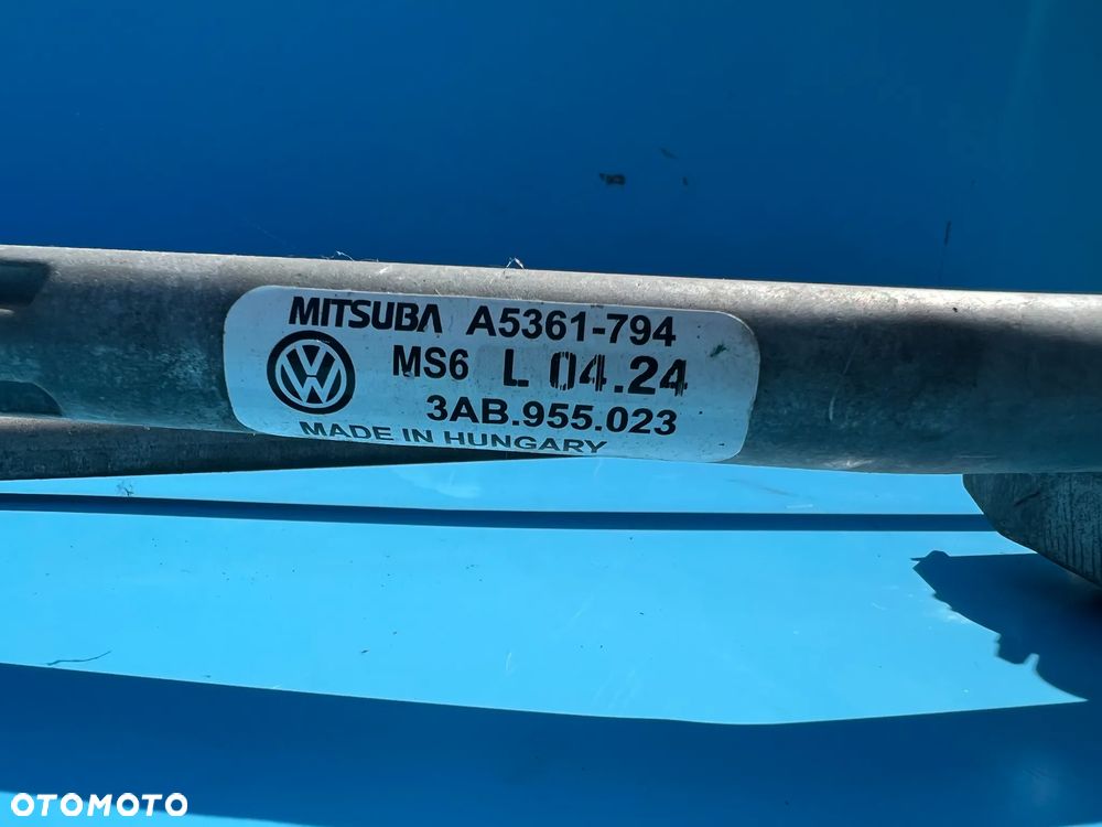 SILNICZEK MECHANIZM WYCIERACZEK PRZÓD VOLKSWAGEN PASSAT B7 KOMBI - 4