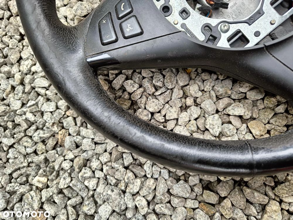 BMW E60 E61 M-PAKIET KIEROWNICA SKÓRZANA PALONA NA PRZYCISK - 5