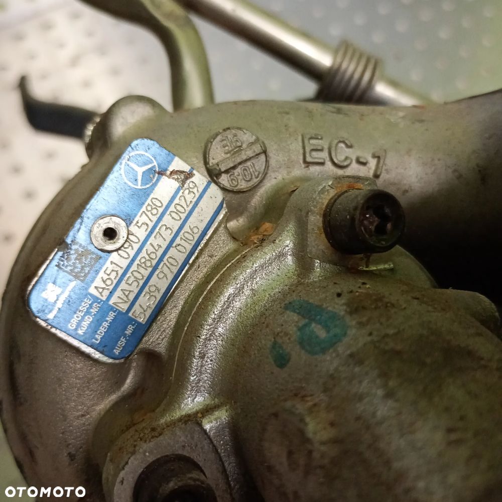 Turbina turbosprężarka Sprinter 2.2CDI lift A6510906080 - 6