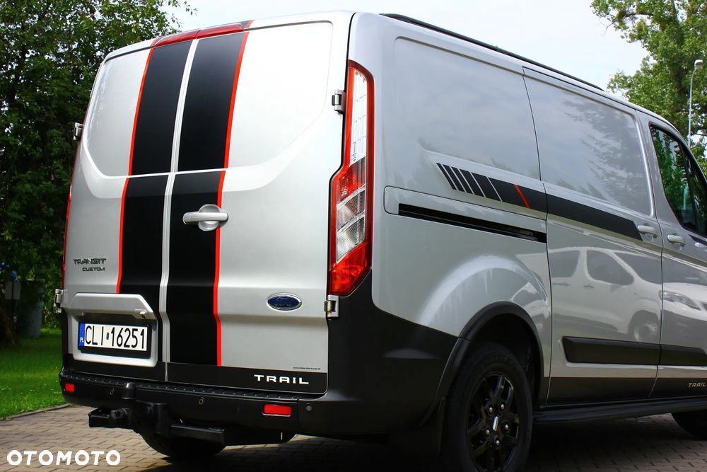 Ford TRANSIT CUSTOM TRAIL 2.0 TDCI 131KM 3 OSOBOWY NAVIGACJA KAMERA FELGI FULL OPCJA STAN PERFEKT FV23% - 15