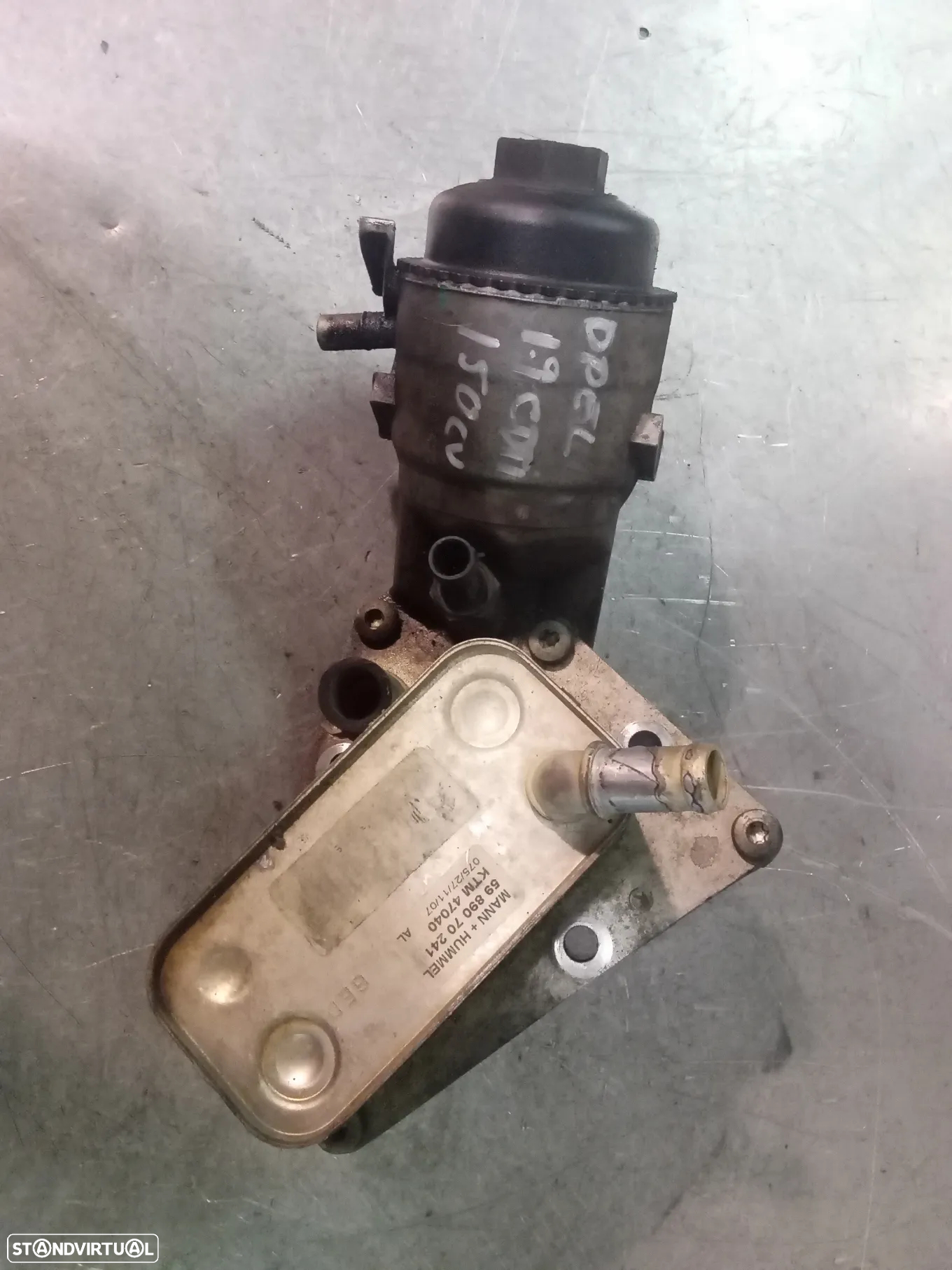 SUPORTE DO FILTRO DE OLEO OPEL COM PERMUTADOR OPEL 1.9CDTI - 3