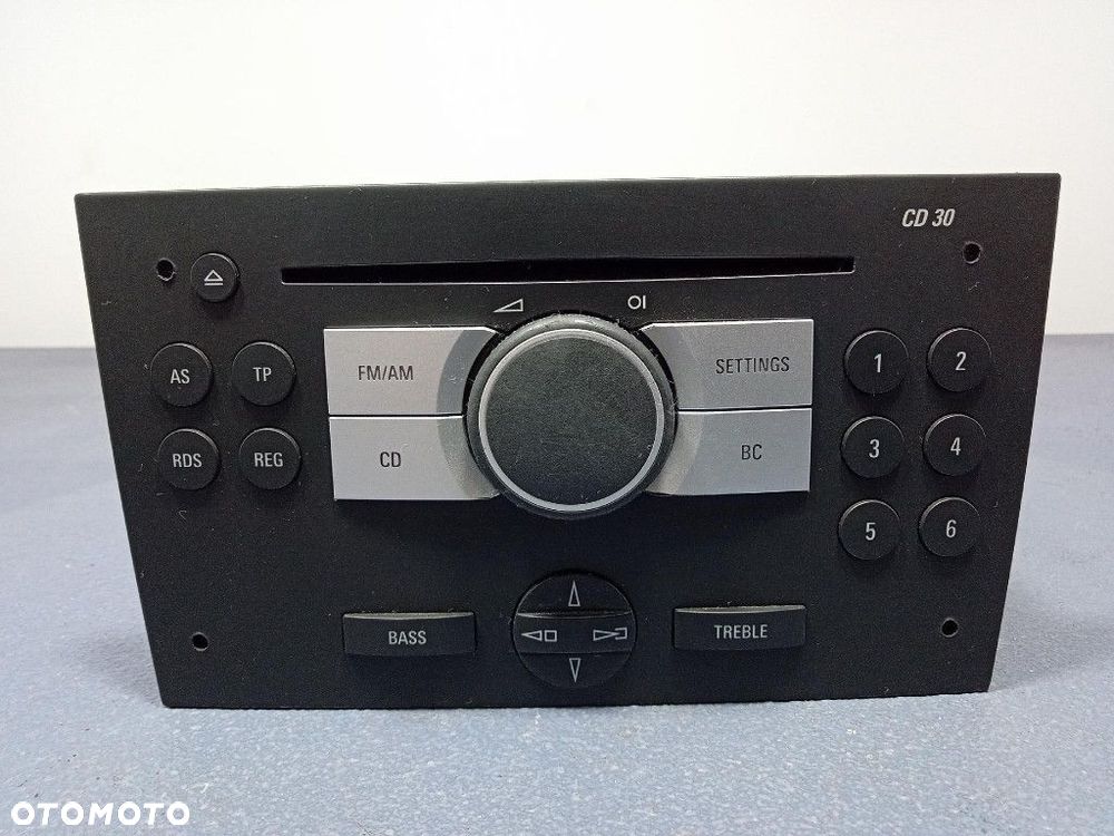 OPEL MERIVA A ASTRA H RADIO CD FABRYCZNE OEM CD30 13190854 - 1