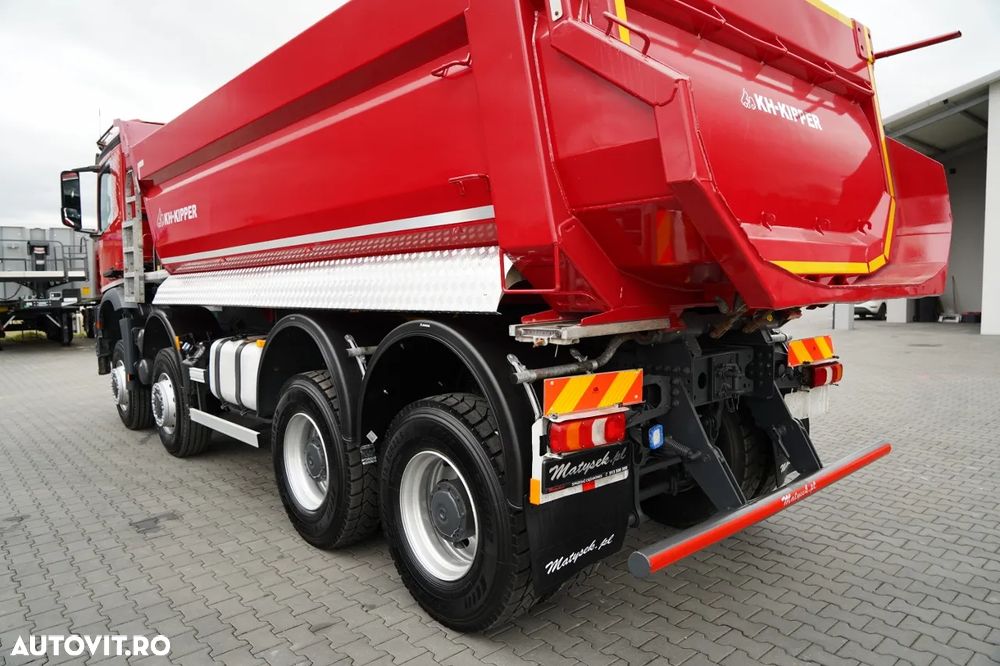 Mercedes-Benz AROCS 4145 / 8x8 / BASCULATOR SPATE / KH KIPPER / MANUAL / ANVELOPE 100% / EURO 6 - 16