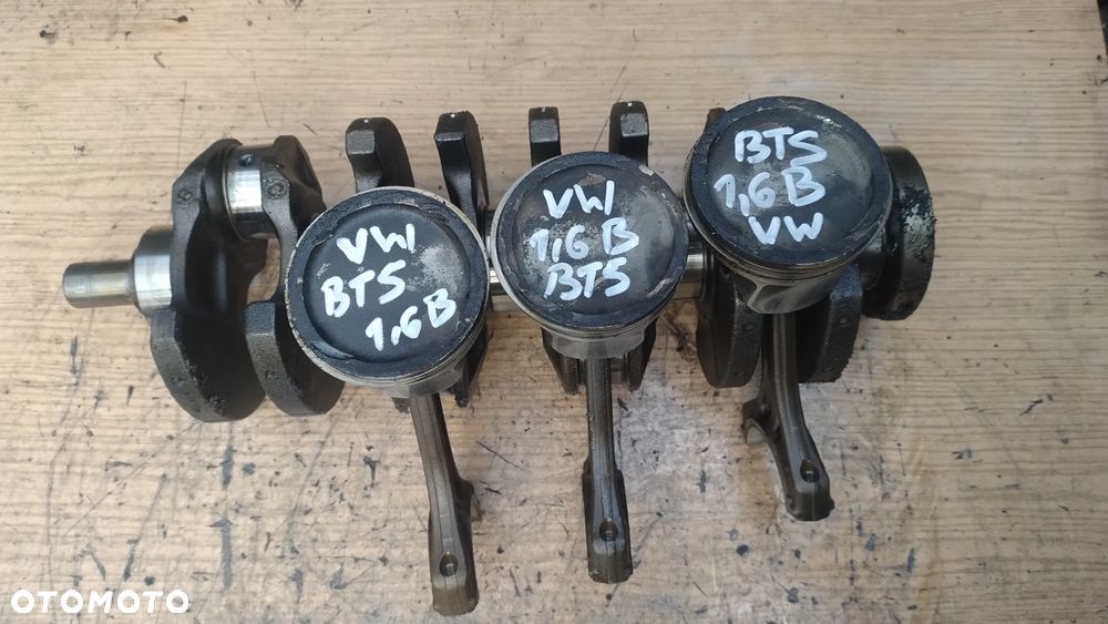 VW SEAT SKODA 1,6 fsi BTS wal korbowy tłok korbowód - 1