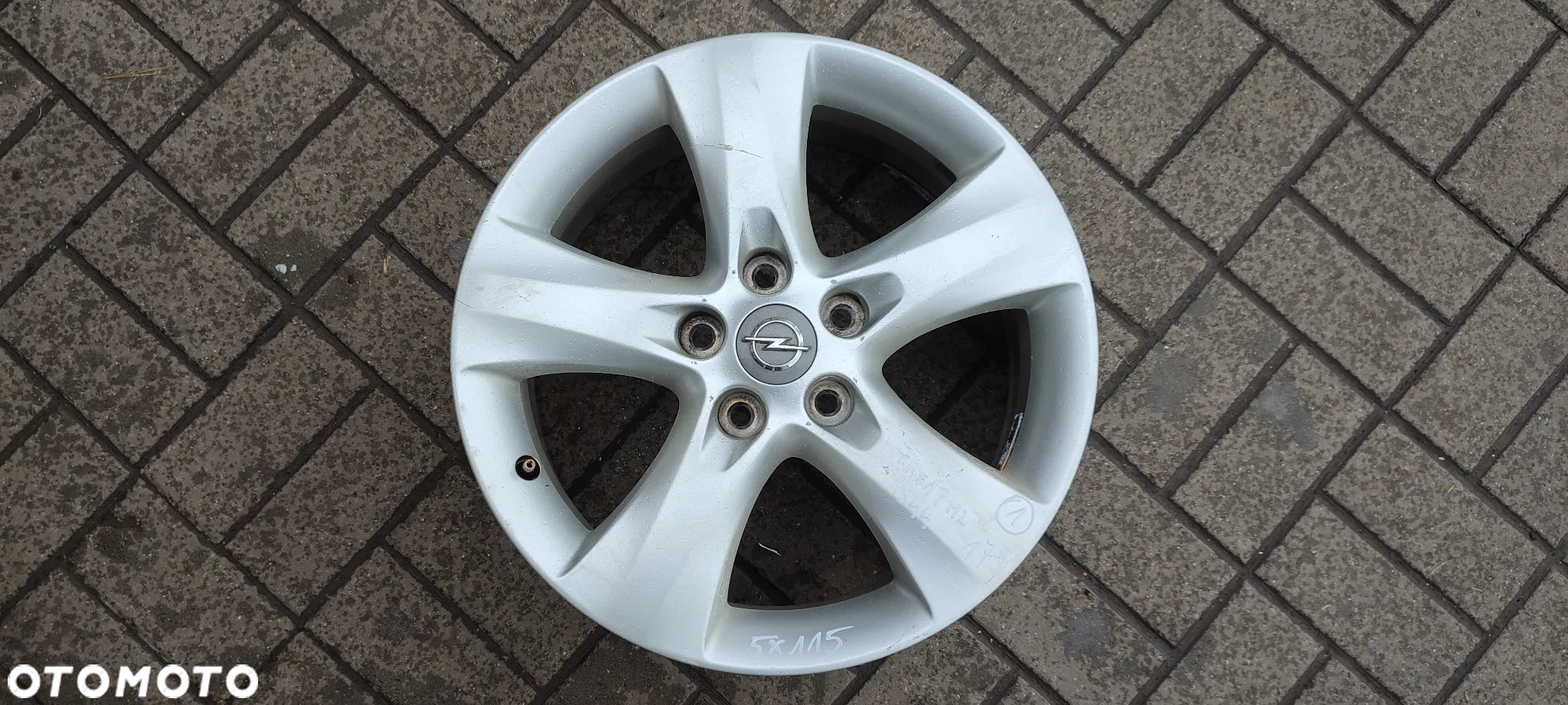 FELGI ALUMINIOWE 13259247 5x115 7JX17 CALI ET44 ASTRA J ASTRA K ZAFIRA C CRUZE KOMPLET 4 SZTUKI - 2
