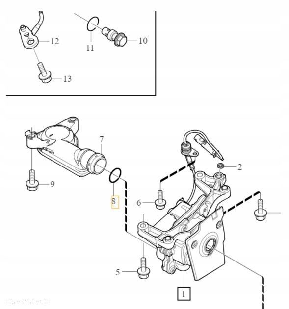 VOLVO oring uszczelka smoka miski olejowej OE 8692089 - 1