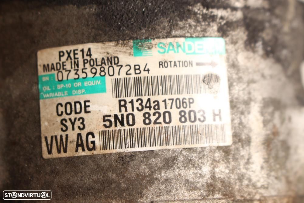 Compressor Do Ac / Ar Condicionado Volkswagen Golf Vii (5G1, Bq1, Be1, - 8