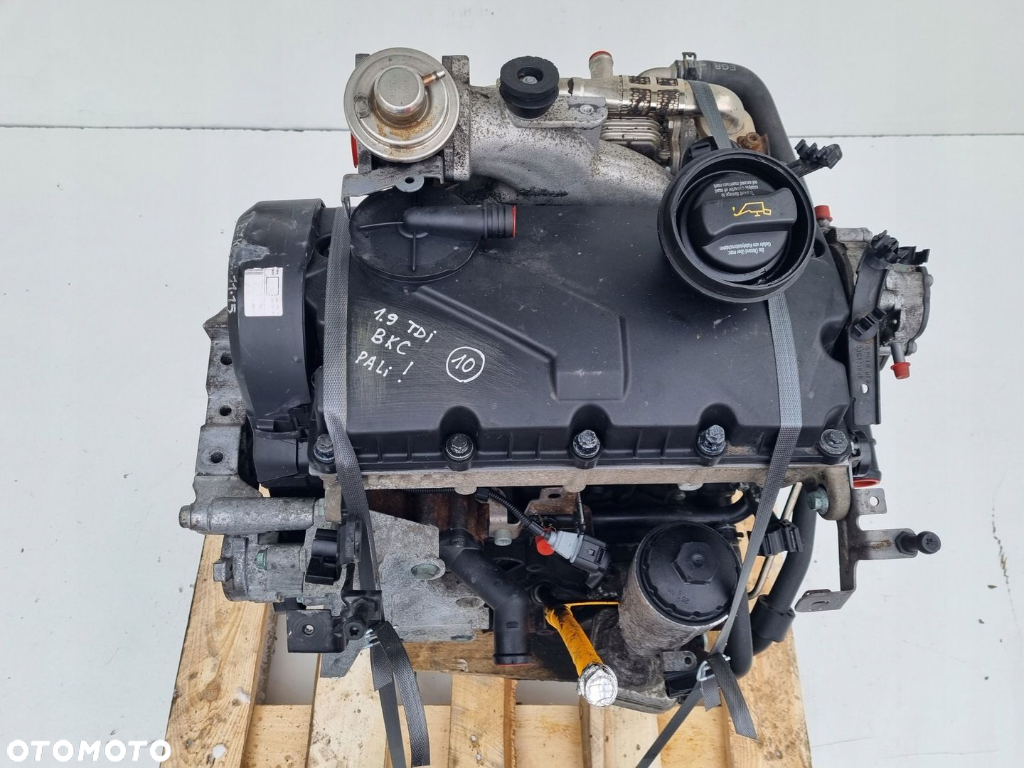 SILNIK KOMPLET VW Passat B6 1.9 TDI 105KM ładnie pracuje BKC - 4