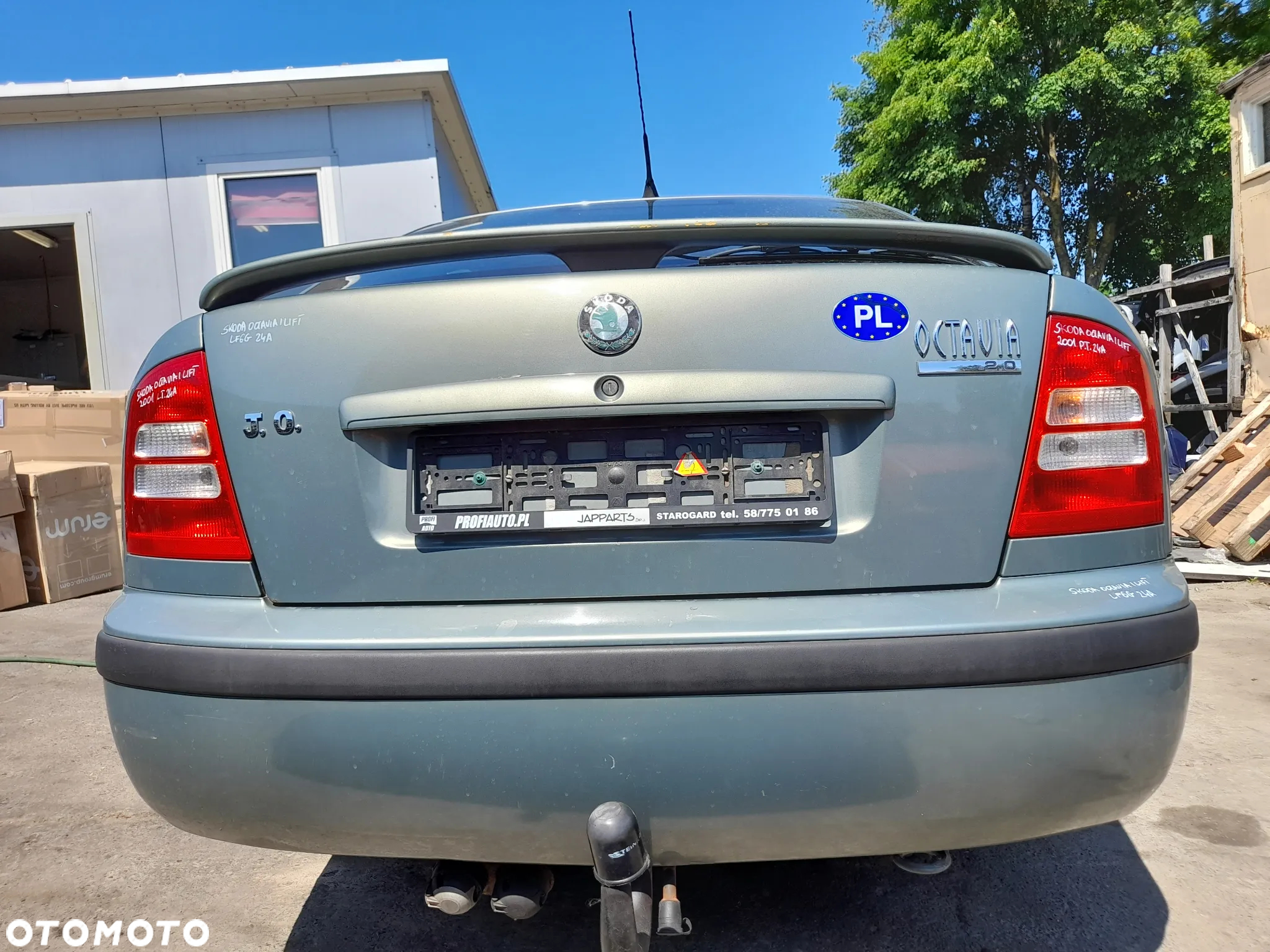 SKODA OCTAVIA I LIFT KLAPA BAGAŻNIKA LF6G 9596 - 17