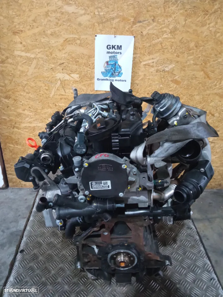 Motor Volkswagen 2.0 Tdi 16V (Scirocco, Golf, Passat, Q3) REF: CFG - 2