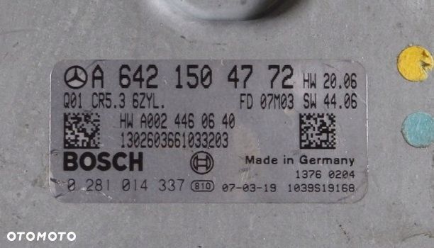 STEROWNIK SILNIKA MERCEDES W221 3.0 A6421504772 - 3