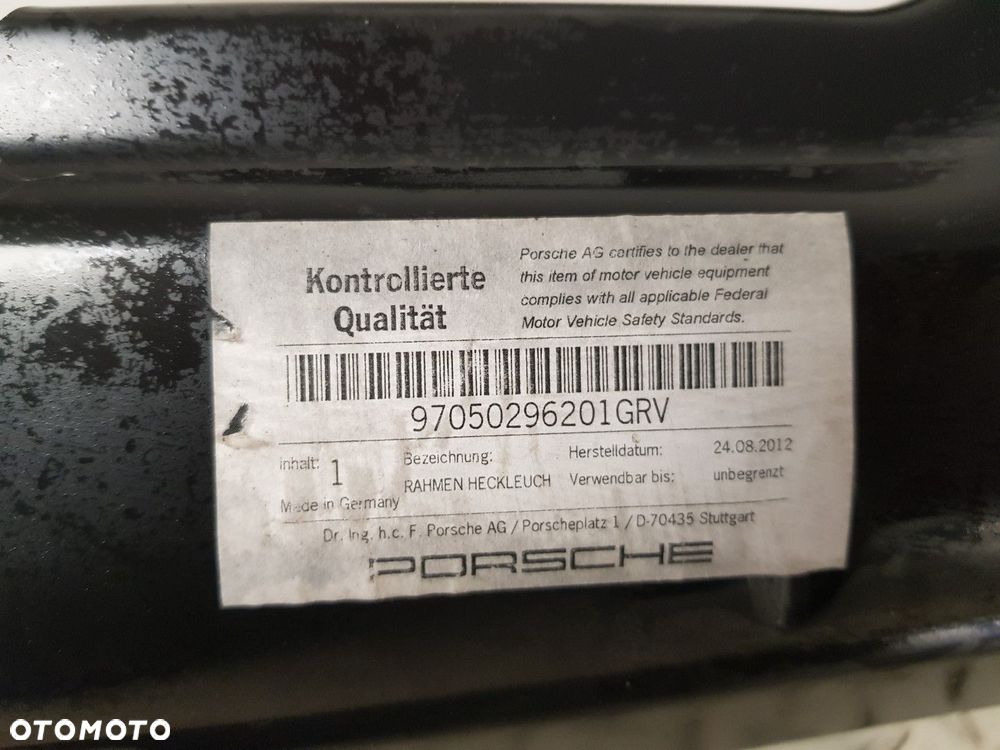 FABYRCZNIE NOWA OSŁONA OKULAR PANEL TYLNY PRAWY PORSCHE PANAMERA 970 970502652 - 5