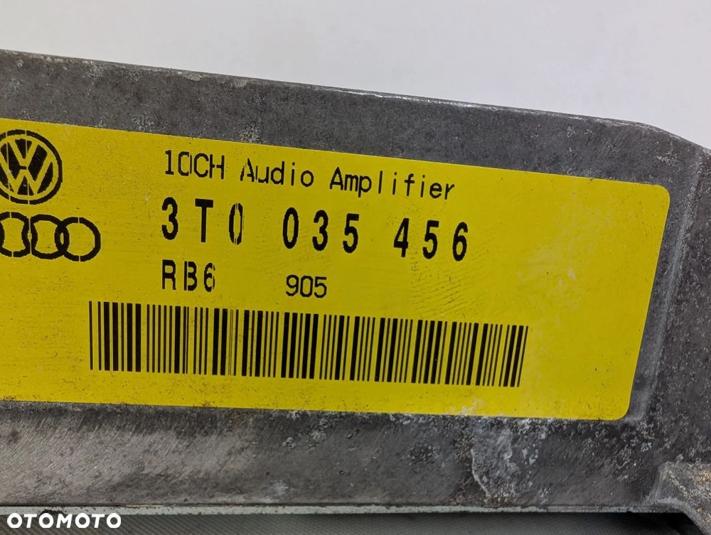SKODA SUPERB OCTAVIA II STEROWNIK AUDIO WZMACNIACZ 3T0035456 - 8
