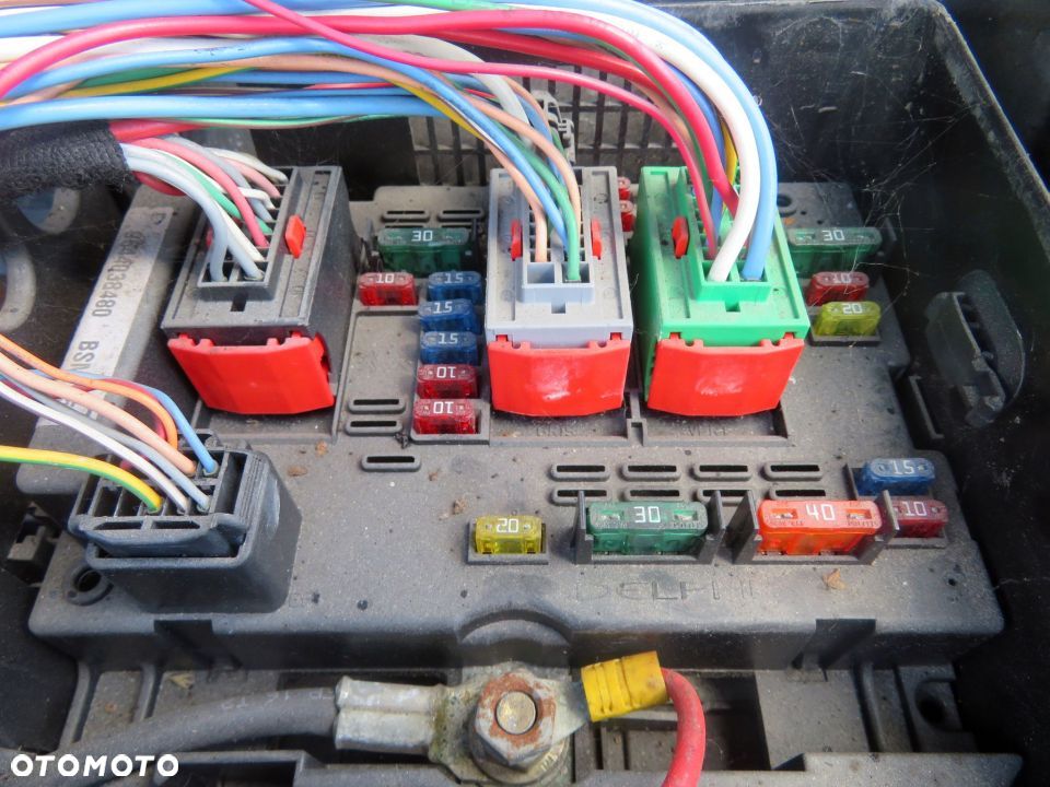 SKRZYNKA BEZPIECZNIKÓW 307 1.6 16V 9644038480 BSM B5 PEUGEOT 2001-2005 - 1