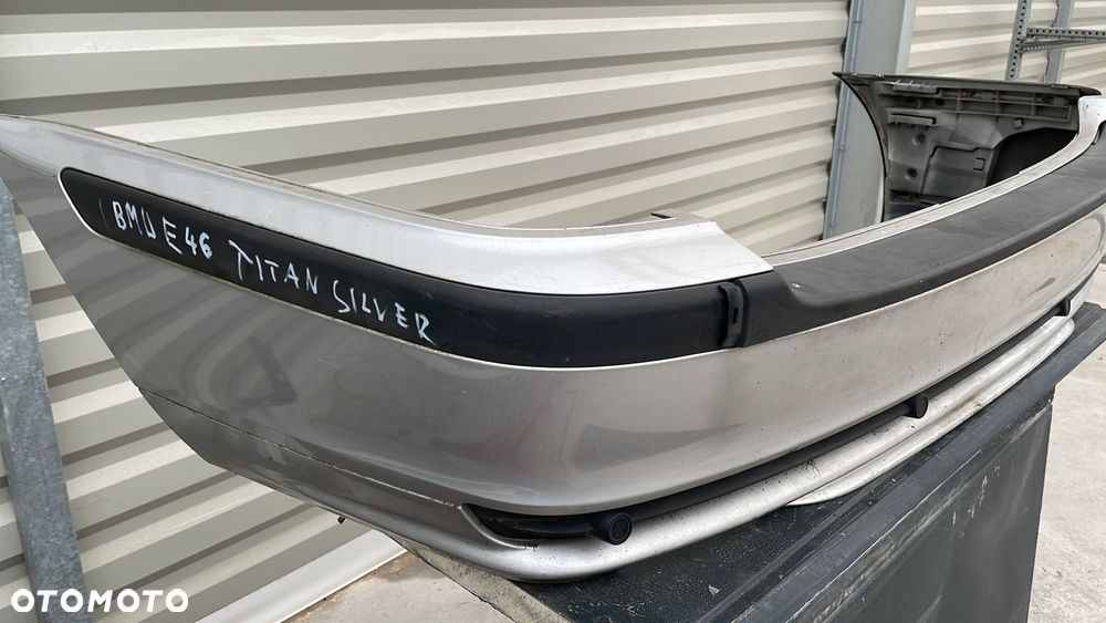 Zderzak Tył BMW E46 2001-2005 PDC Titan Silber - 5