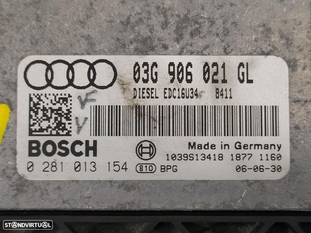 CENTRALINA MOTOR UCE AUDI A3 SPORTBACK 2006 -03G906021GL - 10