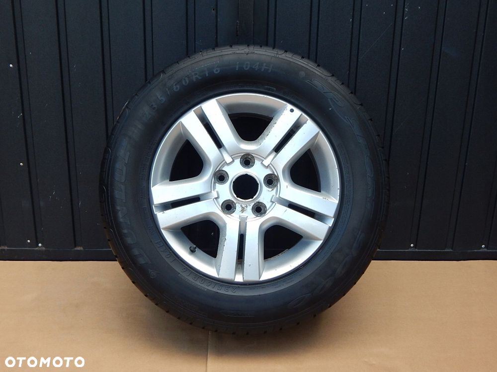 vw t5 alufelga koło zapasowe opona dunlop 235/60 r16 bieżnik 5.71 - 1