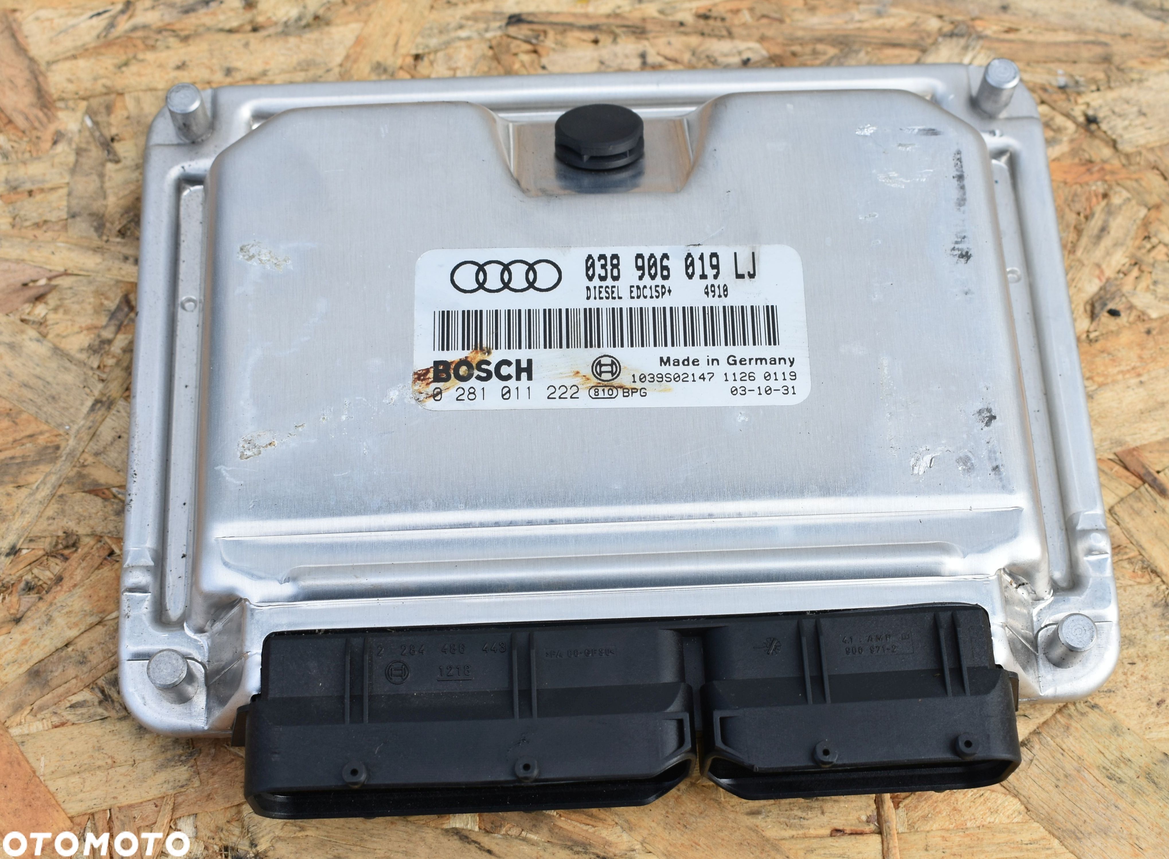 STEROWNIK KOMPUTER AUDI A4 B6 1.9TDI AVF 038906019LJ - 1