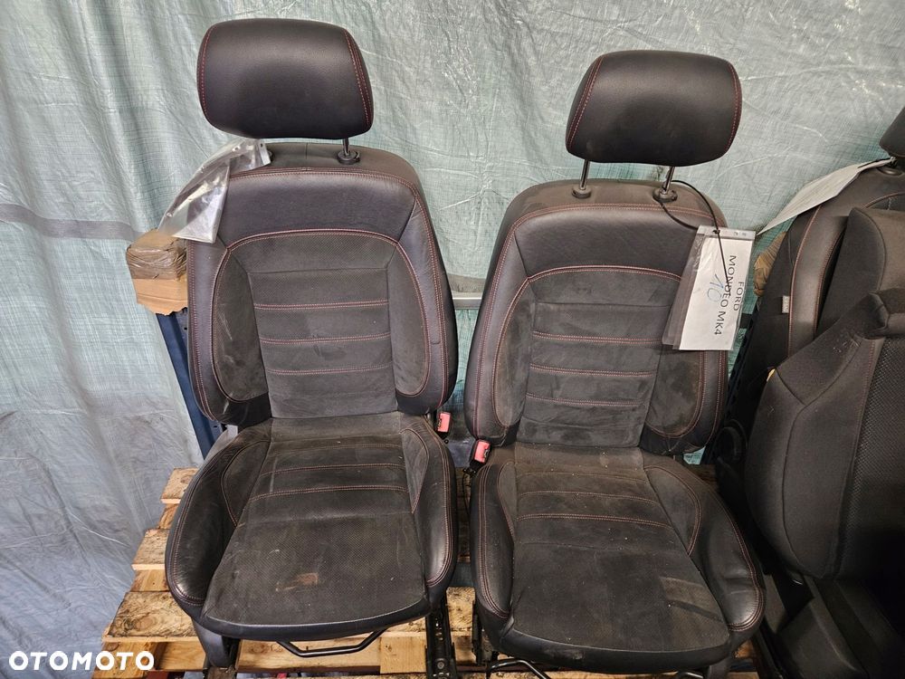 fotele komplet kanapa półskóra ford mondeo mk4 - 1