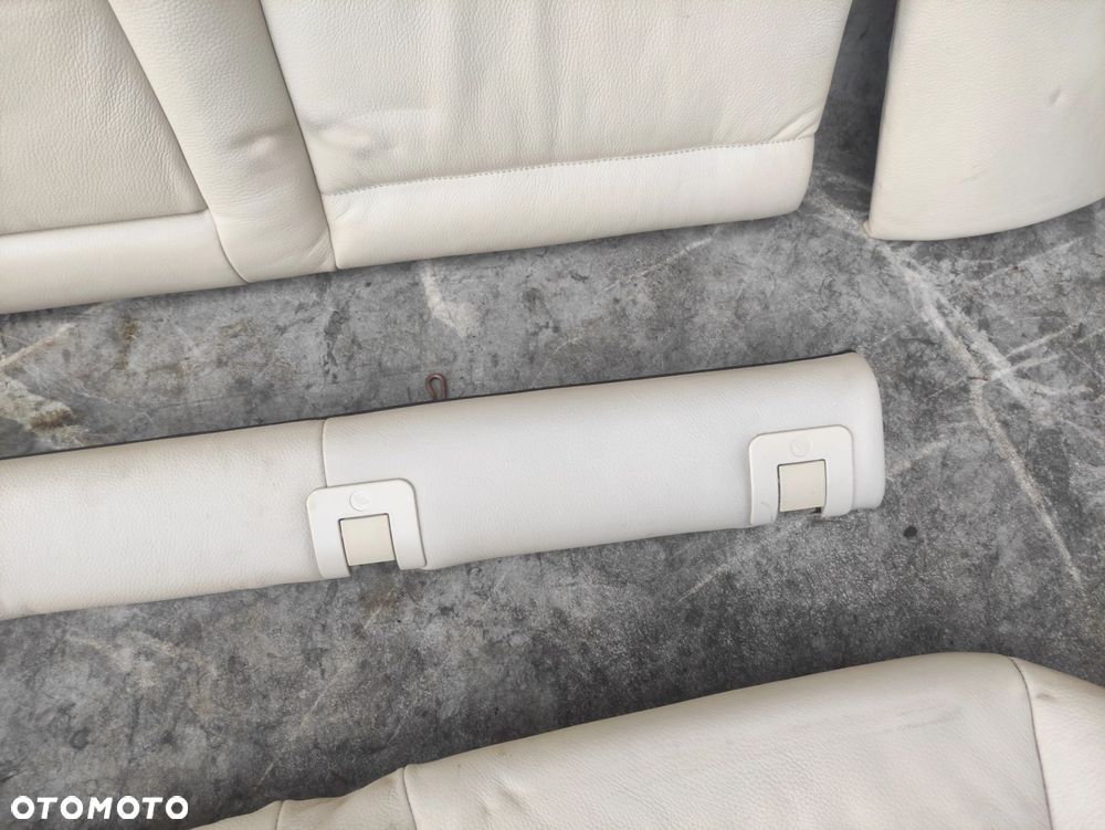 KANAPA TYŁ TYLNA SKŁADANA JASNA SKÓRA BMW E61 ISOFIX - 8