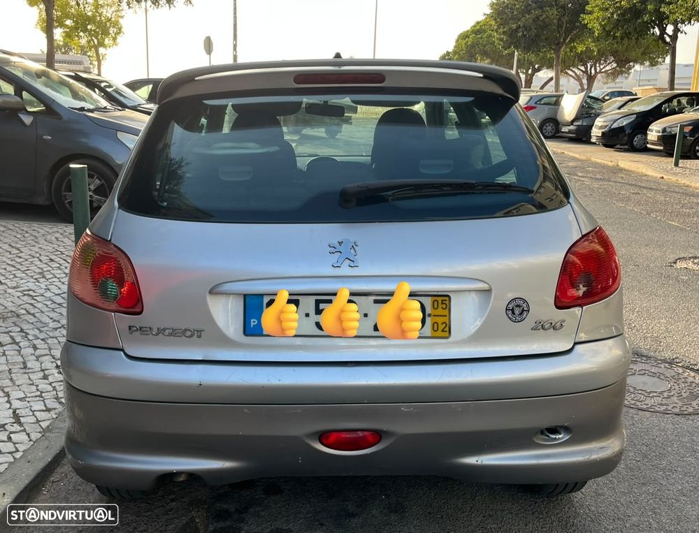 Peugeot 206 1.1 Black & Silver - 4
