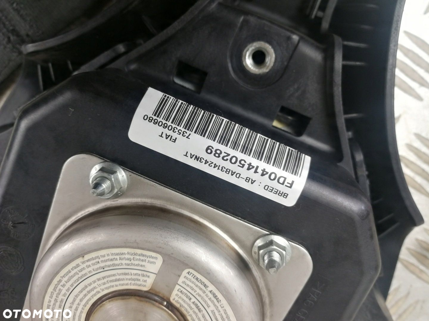 airbag poduszka powietrzna kierowcy moduł airbag pasy FIAT DUCATO II 2 LIFT - 12