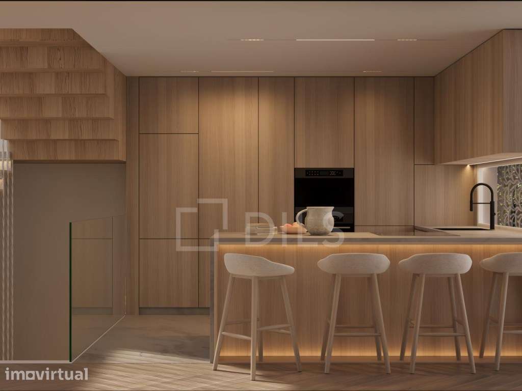 Moradia T4 com rooftop e piscina, num novo condomínio em Vilamoura - Grande imagem: 4/96