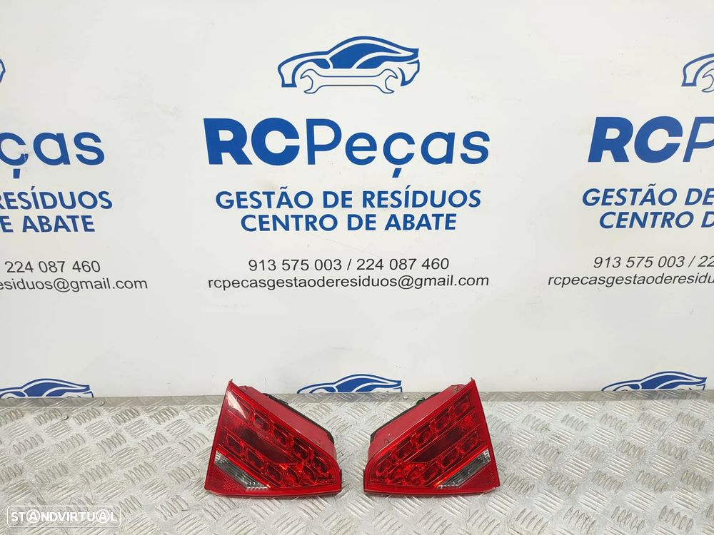 Farolim Mala Tras Traseiro Esquerdo Direito Original LED Audi A5 8T Sportback 5 Portas 8T0945094A 8T0945093A 2008 - 2016 - 3
