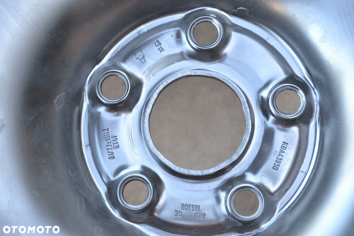 FELGI STALOWE VW SKODA AUDI SEAT 5x112 6,5J16 ET 41 x4szt F-597 - 7