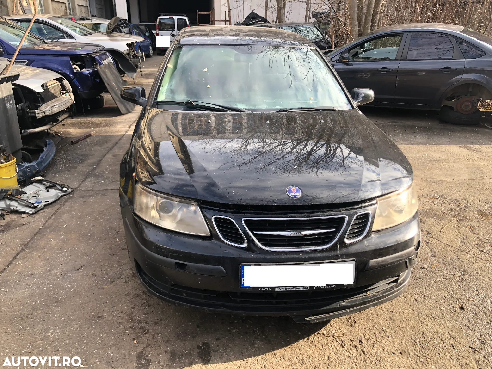 Oglinda dreapta electrica fata SAAB 93 2006 negru - 7