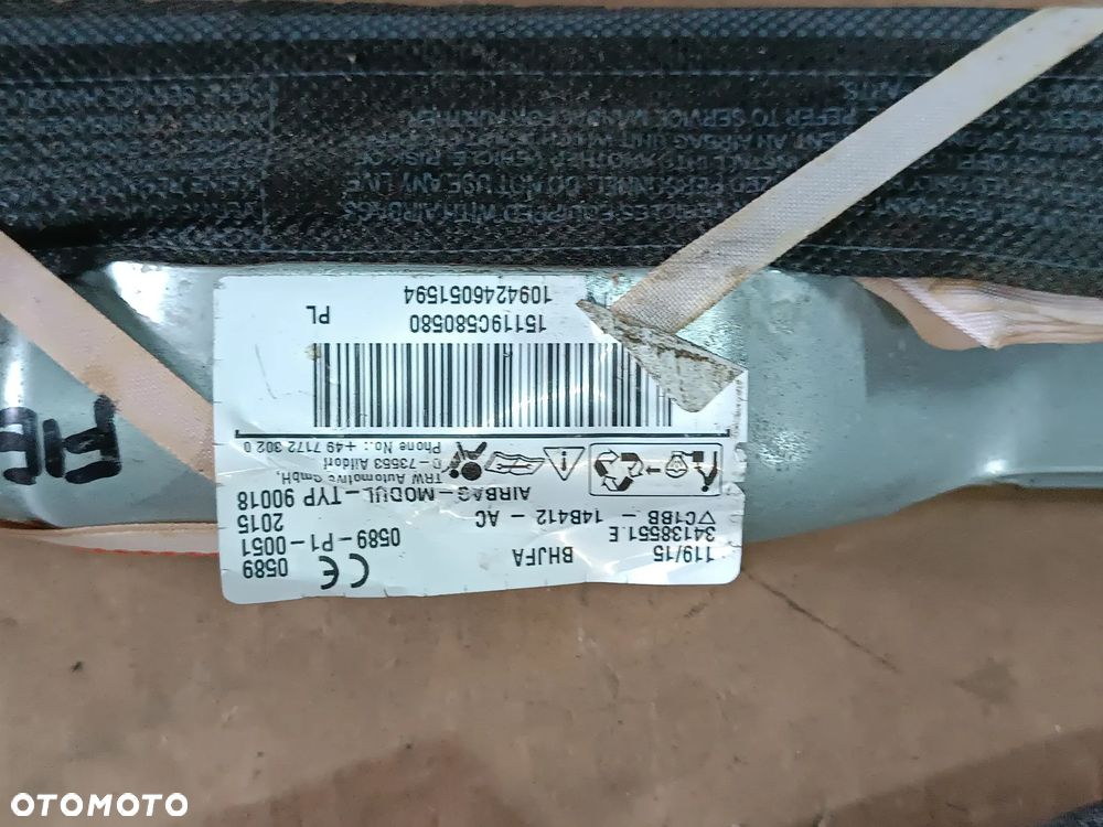 KURTYNA LEWA PODUSZKA AIRBAG FORD FIESTA MK7 3 DRZWI - 2