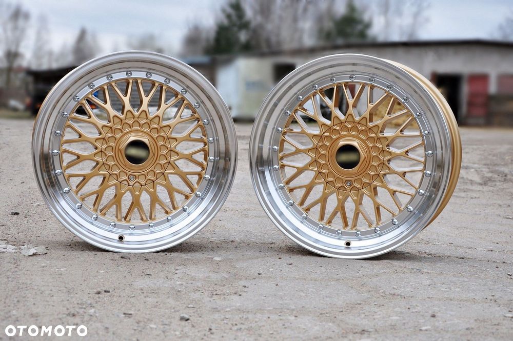 479 ZŁOTE FELGI Z POLEROWANYM RANTEM 18 8J 5x120 DO BMW 3 E36 E46 E90 E91 - 4