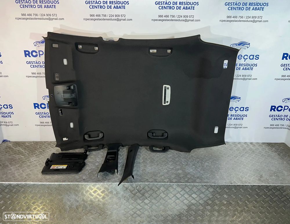 .Conjunto Interior Tecto Cúpula Preto Original Mercedes W176 2013 - 2018 - 3