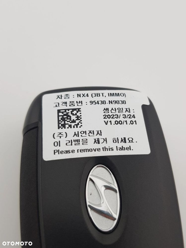 PILOT KLUCZYK ZDALNEGO STEROWANIA HYUNDAI TUCSON NX4 95430-N9030 - 4